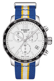 Shop Authentic Tissot Quickster Chronograph NBA Golden State Warriors White Dial Two Tone NATO Strap Watch for Men - T095.417.17.037.15 - Luxxuri