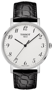  Shop Authentic Tissot Everytime Desire Medium White Dial Black Leather Strap Watch For Men - T109.410.16.032.00 - Luxxuri