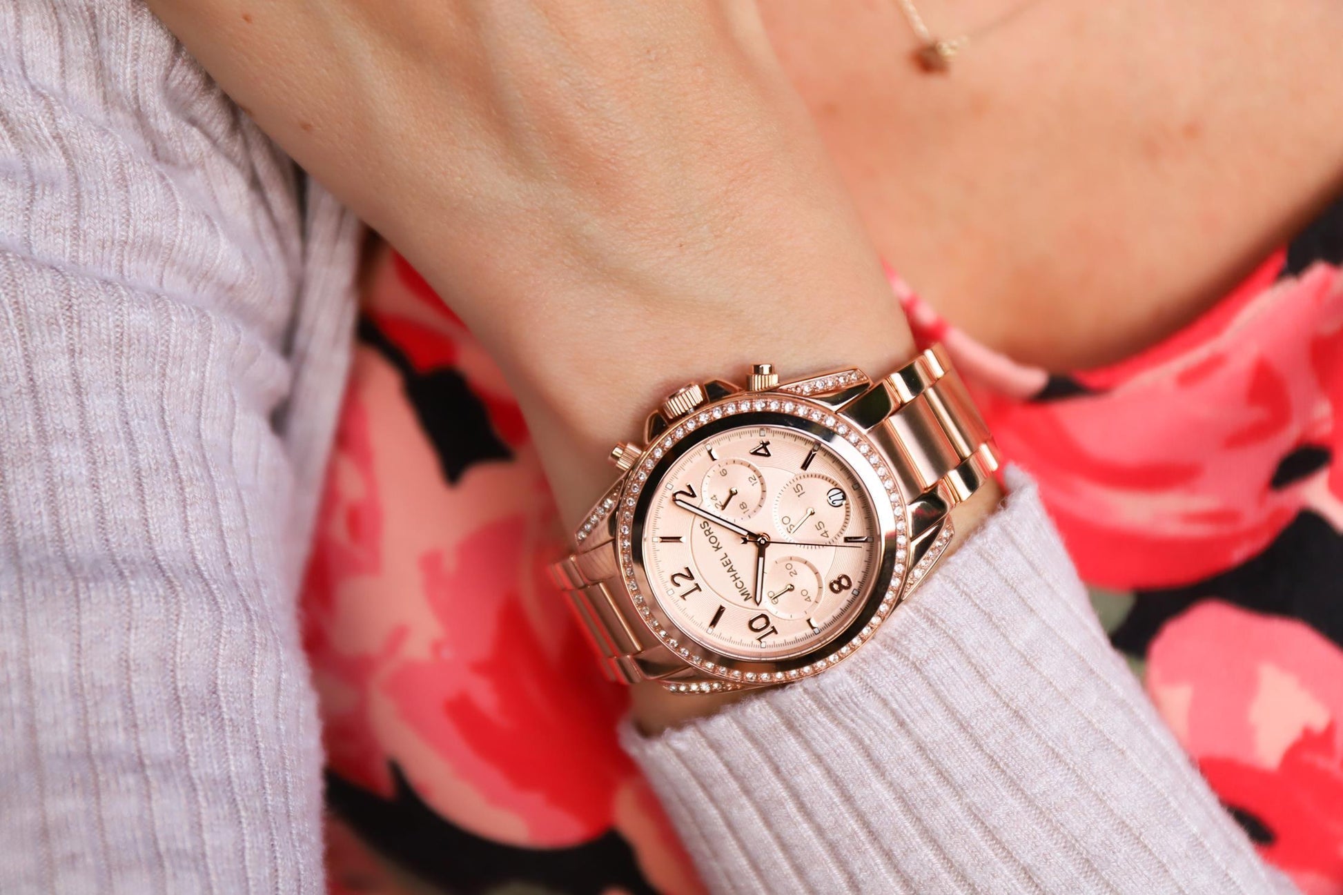  Shop Authentic Michael Kors Blair Rose Gold Dial Rose Gold Steel Strap Watch for Women - MK5263 - Luxxuri