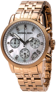  Shop Authentic Michael Kors Damen White Dial Rose Gold Steel Strap Watch for Women - MK5026 - Luxxuri