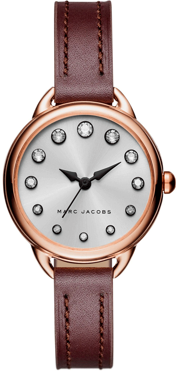 Shop Authentic Marc Jacobs Betty White Dial Brown Leather Strap Watch for Women - MJ1481 - Luxxuri