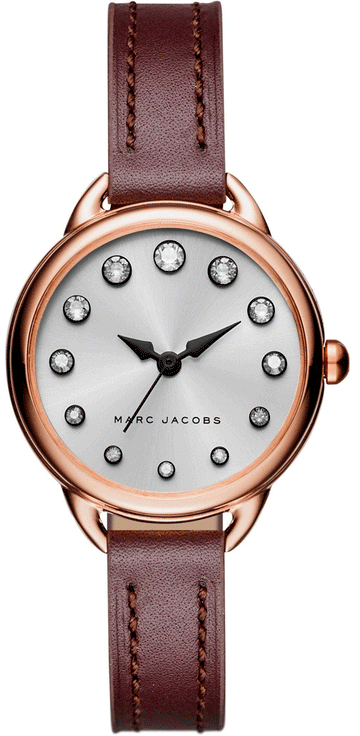  Shop Authentic Marc Jacobs Betty White Dial Brown Leather Strap Watch for Women - MJ1481 - Luxxuri