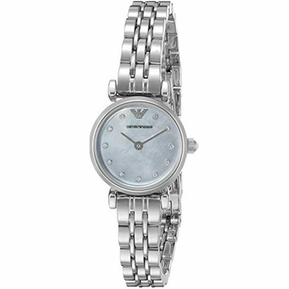  Shop Authentic Emporio Armani Gianni Blue Dial Silver Steel Strap Watch For Women - AR1961 - Luxxuri