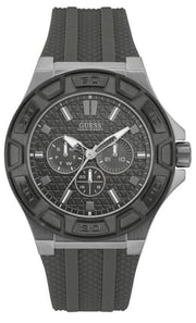  Shop Authentic Guess Force Grey Dial Grey Rubber Strap Watch For Men - W0674G8 - Luxxuri