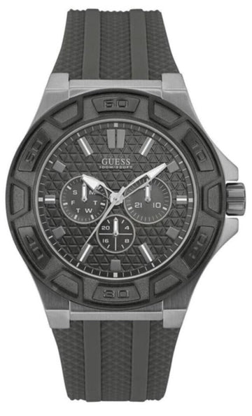  Shop Authentic Guess Force Grey Dial Grey Rubber Strap Watch For Men - W0674G8 - Luxxuri