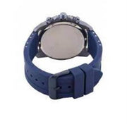  Shop Authentic Guess Velocity Chronograph Blue Dial Blue Rubber Steel Strap Watch for Men - W0599G4 - Luxxuri