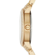  Shop Authentic Michael Kors Jaryn Quartz Gold Dial Gold Steel Strap Watch For Women - MK3734 - Luxxuri
