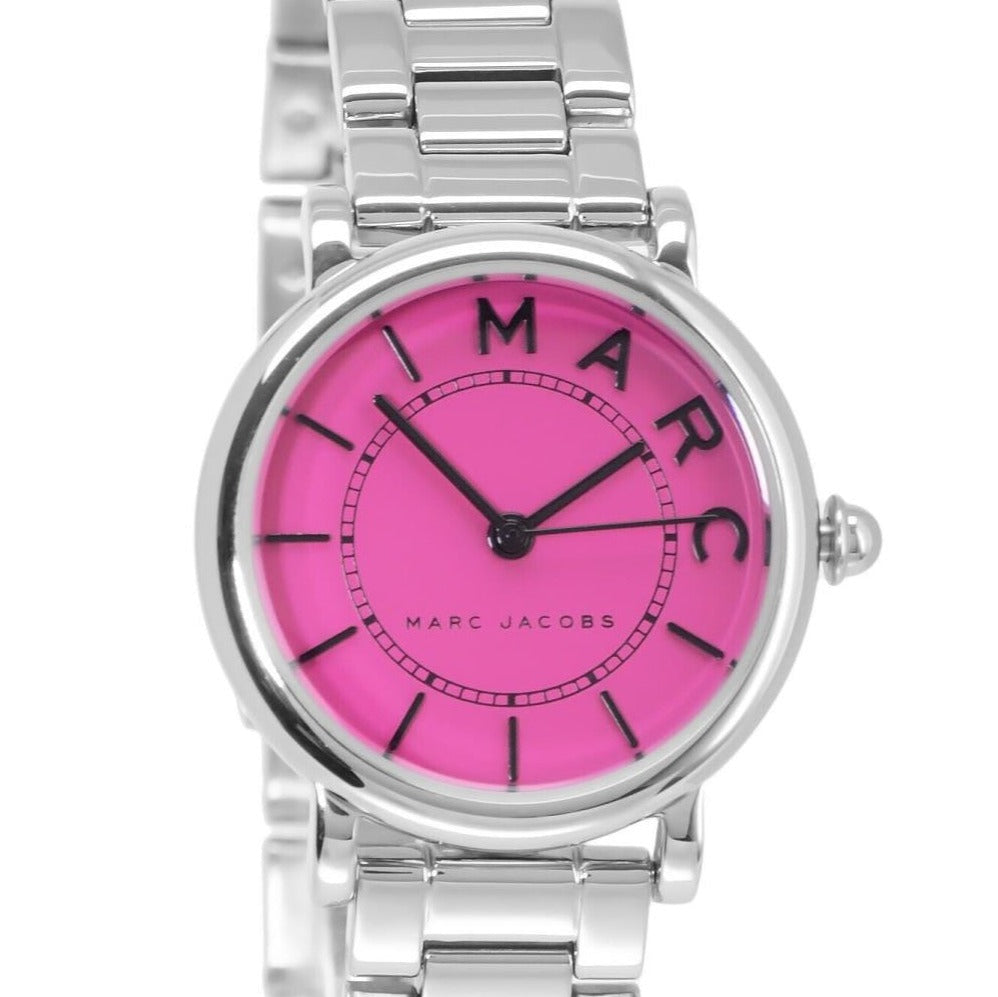  Shop Authentic Marc Jacobs Roxy Pink Dial Silver Steel Strap Watch for Women - MJ3528 - Luxxuri