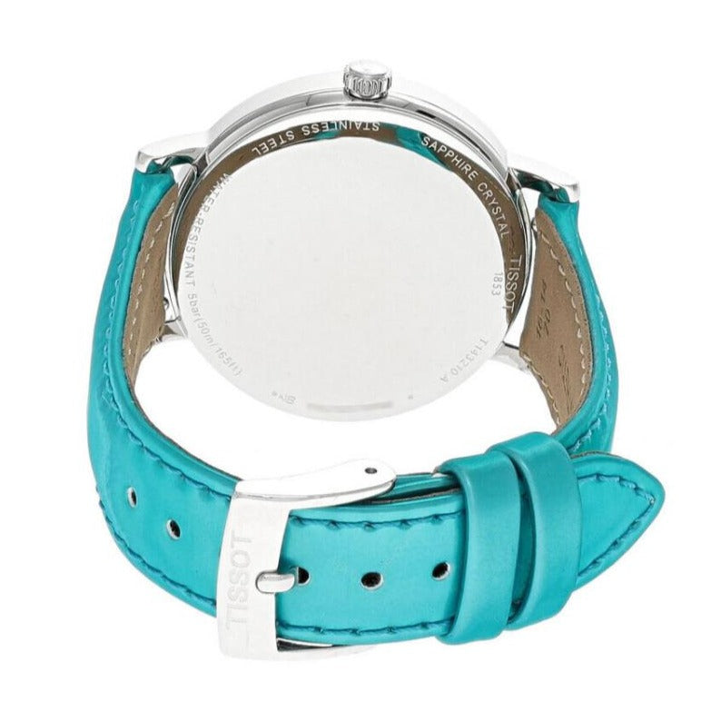  Shop Authentic Tissot Everytime Lady Green Dial Green Leather Strap Watch for Women - T143.210.17.091.00 - Luxxuri