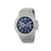  Shop Authentic Guess Rigor Quartz Black Dial Silver Steel Strap Watch For Men - W0218G2 - Luxxuri