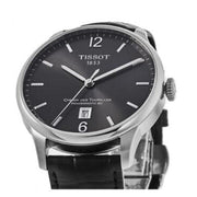  Shop Authentic Tissot Chemin Des Tourelles Powermatic 80 Black Dial Black Leather Strap Watch For Men - T099.407.16.447.00 - Luxxuri
