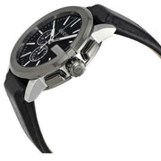  Shop Authentic Gucci G Chrono Black Dial Black Leather Strap Watch For Men - YA101205 - Luxxuri