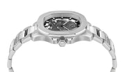 Philipp Plein High-Conic Automatic Silver Dial Silver Stainless Steel Strap Watch For Men - PWRAA0223