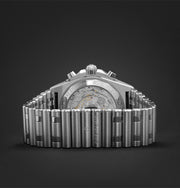  Shop Authentic Breitling Chronomat B01 42mm Green Dial Silver Steel Strap Watch for Men - AB01343A1L1A1 - Luxxuri
