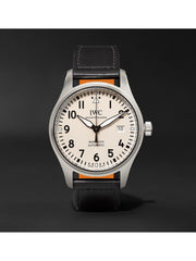  Shop Authentic IWC Pilot's Watch Mark XVIII White Dial Black Leather Strap Watch for Men - IW327002 - Luxxuri