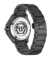 Philipp Plein High-Conic Automatic Black Dial Black Stainless Steel Strap Watch For Men - PWRAA0823