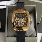  Shop Authentic Guess Phoenix Multifunction Black Dial Black Leather Strap Watch for Men - GW0202G1 - Luxxuri
