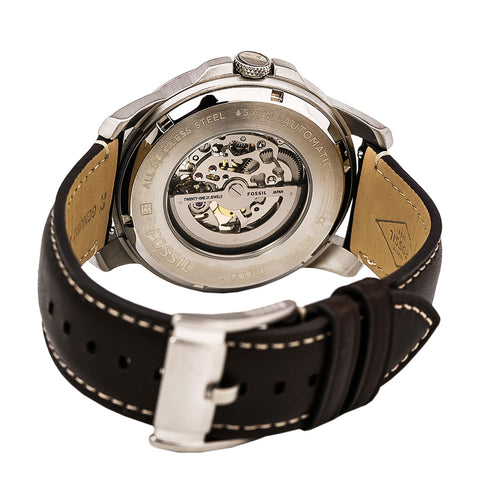  Shop Authentic Fossil Grant Chronograph Cream Dial Brown Leather Strap Watch for Men - ME3122 - Luxxuri