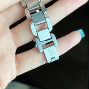 Burberry Signature Silver Dial Silver Steel Strap Watch for Women - BU4212