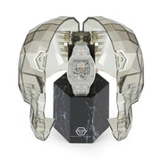 Philipp Plein The Skeleton White Dial White Silicone Strap Watch for Men - PWVBA0123