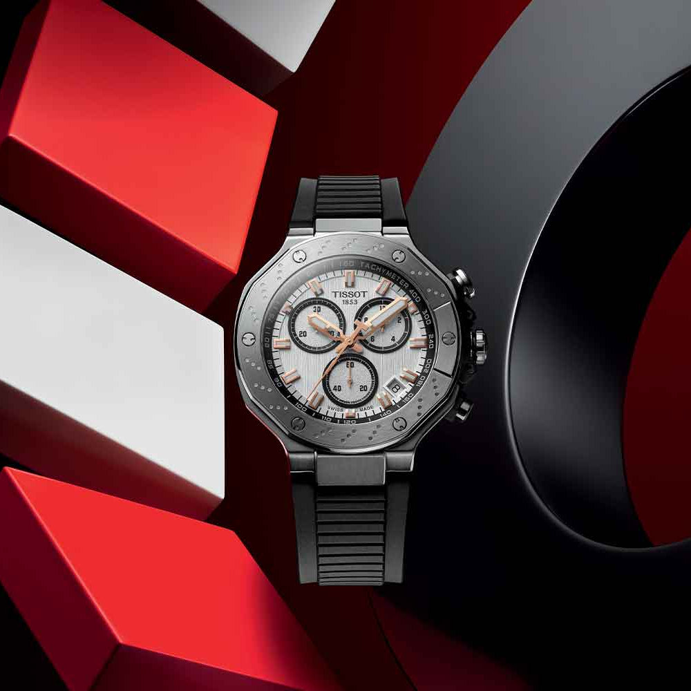  Shop Authentic Tissot T Race Chronograph White Dial Black Rubber Strap Watch For Men - T141.417.17.011.00 - Luxxuri