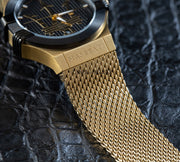  Shop Authentic Maserati Potenza Quartz Black Dial Gold Mesh Bracelet Watch For Men - R8853108006 - Luxxuri