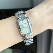 Burberry Signature Silver Dial Silver Steel Strap Watch for Women - BU4212