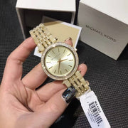  Shop Authentic Michael Kors Darci Gold Dial Gold Steel Strap Watch for Women - MK4325 - Luxxuri