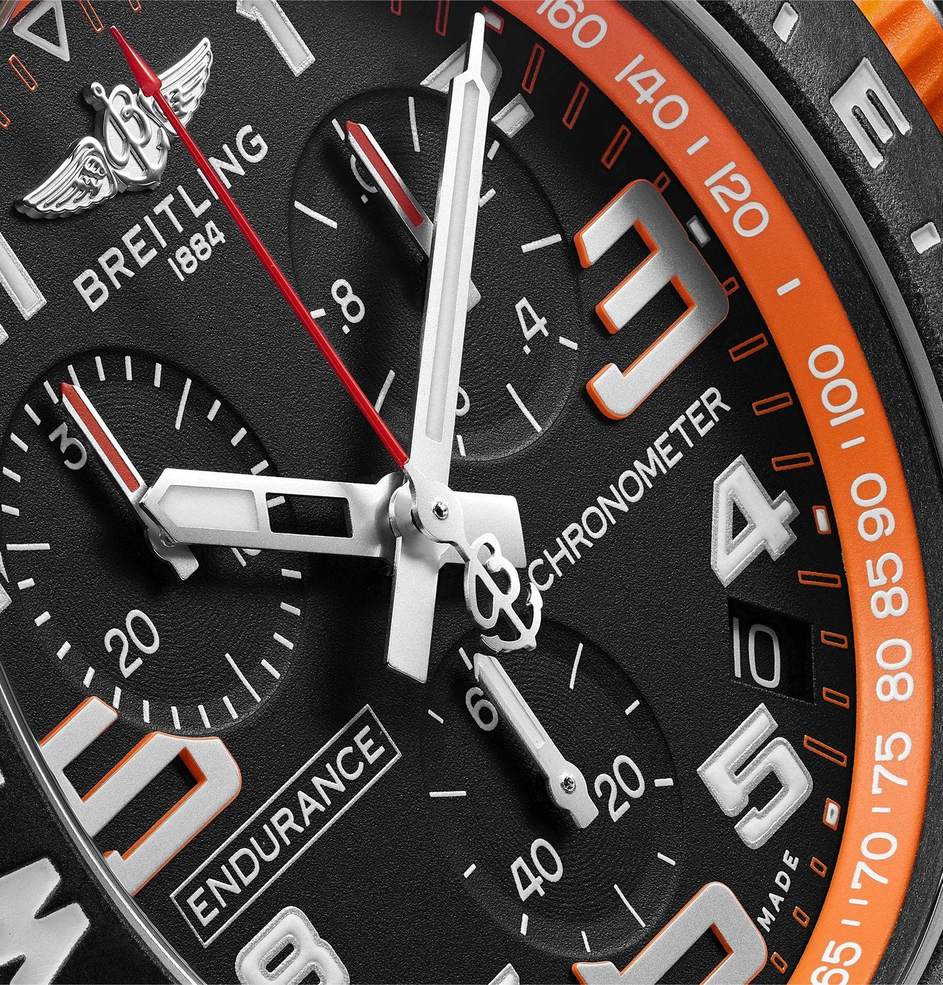  Shop Authentic Breitling Endurance Pro Black Dial Orange Rubber Strap Watch for Men - X82310A51B1S1 - Luxxuri