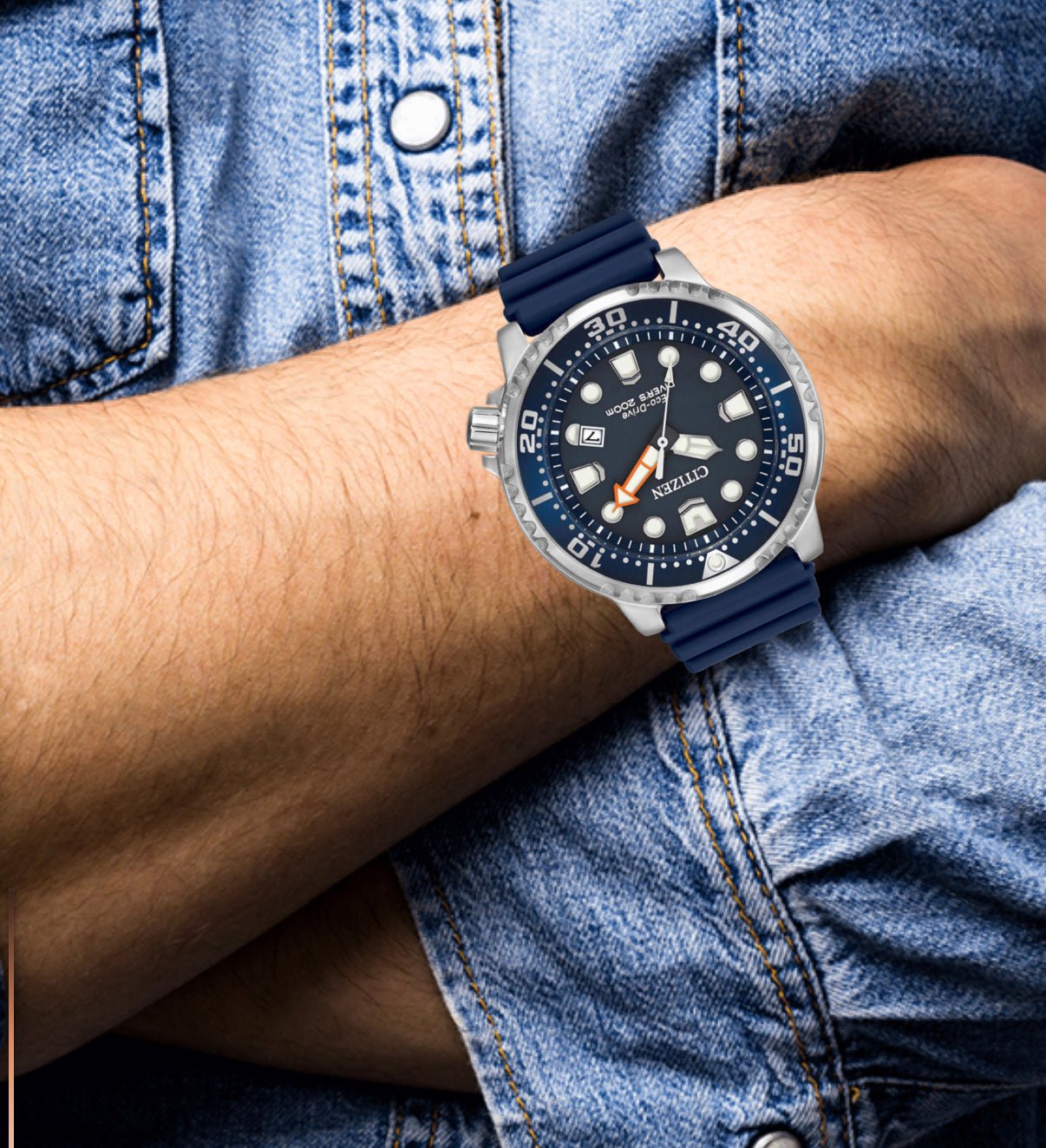  Shop Authentic Citizen Eco Drive Promaster Blue Dial Blue Strap Watch For Men - BN0151-09L - Luxxuri