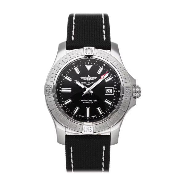  Shop Authentic Breitling Avenger Automatic 43mm Black Dial Black Nylon Strap Watch for Men - A17318101B1X2 - Luxxuri