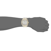  Shop Authentic Bulova Phantom Crystal Silver Dial Two Tone Steel Strap Watch for Men - 98B323 - Luxxuri