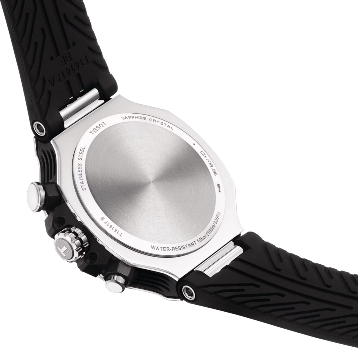  Shop Authentic Tissot T Race Chronograph White Dial Black Rubber Strap Watch For Men - T141.417.17.011.00 - Luxxuri