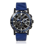  Shop Authentic Burberry The City Sport Chronograph Black Dial Blue Rubber Strap Watch For Men - BU9807 - Luxxuri