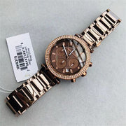  Shop Authentic Michael Kors Parker Analog Quartz Brown Dial Brown Steel Strap Watch For Women - MK6378 - Luxxuri