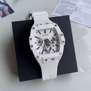  Shop Authentic Guess Phoenix Multifunction White Dial White Rubber Strap Watch for Men - GW0203G2 - Luxxuri