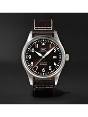  Shop Authentic IWC Pilot's Watch Mark XVII Edition "Antoine De Saint Exupery" Brown Dial Brown Leather Strap Watch for Men - IW327003 - Luxxuri