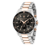  Shop Authentic Maserati SFIDA Chronograph Black Dial Two Tone Steel Strap Watch For Men - R8873640002 - Luxxuri
