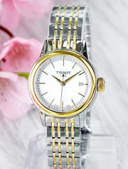  Shop Authentic Tissot Carson Steel Lady White Dial Quartz Watch For Women - T085.210.22.011.00 - Luxxuri