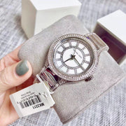  Shop Authentic Michael Kors Kerry Silver Tone Silver Steel Strap Watch for Women - MK3311 - Luxxuri