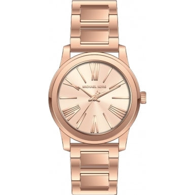  Shop Authentic Michael Kors Hartman Rose Gold Dial Rose Gold Steel Strap Watch For Women - MK3491 - Luxxuri