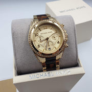  Shop Authentic Michael Kors Blair Gold Dial Two Tone Steel Strap Watch for Women - MK6094 - Luxxuri