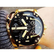  Shop Authentic Diesel Mr Daddy 2.0 Black Dial Gold Stainless Steel Watch For Men - DZ7333 - Luxxuri