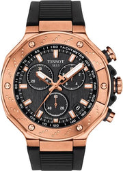  Shop Authentic Tissot T Race Chronograph Black Dial Black Rubber Strap Watch For Men - T141.417.37.051.00 - Luxxuri