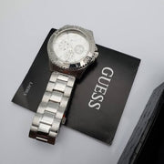 Shop Authentic Guess BFF Multifunction Silver Dial Silver Steel Strap Watch for Women - W0231L1 - Luxxuri