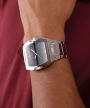  Shop Authentic Guess Phoenix Black Dial Silver Steel Strap Watch for Men - GW0387G1 - Luxxuri