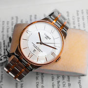  Shop Authentic Tissot Chemin des Tourelles Powermatic 80 Silver Dial Two Tone Steel Strap Watch for Men - T099.407.22.038.02 - Luxxuri