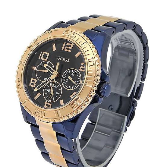  Shop Authentic Guess BFF Multifunction Blue Dial Two Tone Steel Strap Watch for Women - W0231L6 - Luxxuri