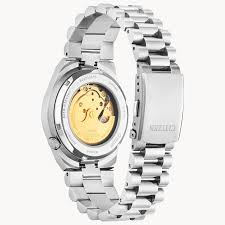 Shop Authentic Citizen Tsuyosa Automatic Black Dial Silver Steel Strap Watch For Men - NJ0150-56E - Luxxuri