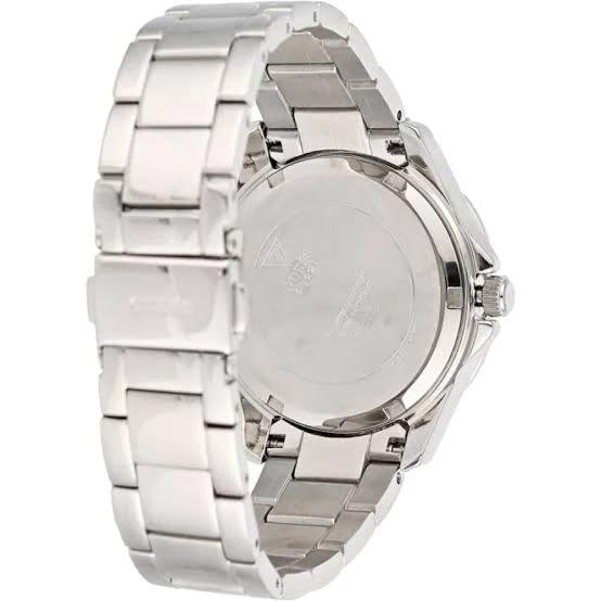  Shop Authentic Guess Minimal Black Dial Silver Steel Strap Watch for Men - W0416G1 - Luxxuri